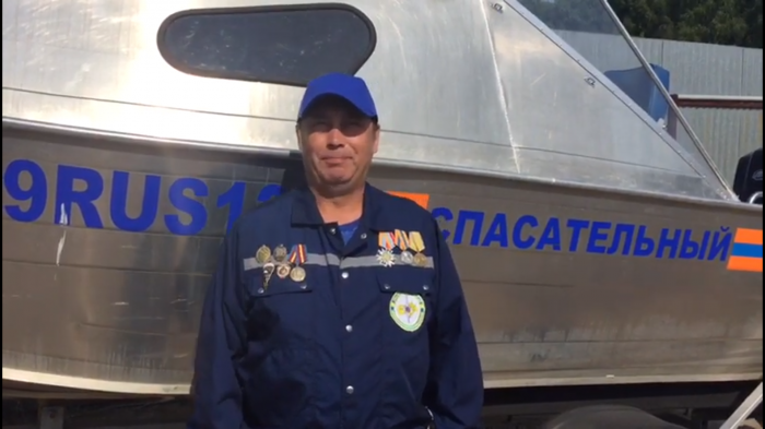 Поздравление c 15-летием Российского союза спасателей от спасателей Йошкар-Олы